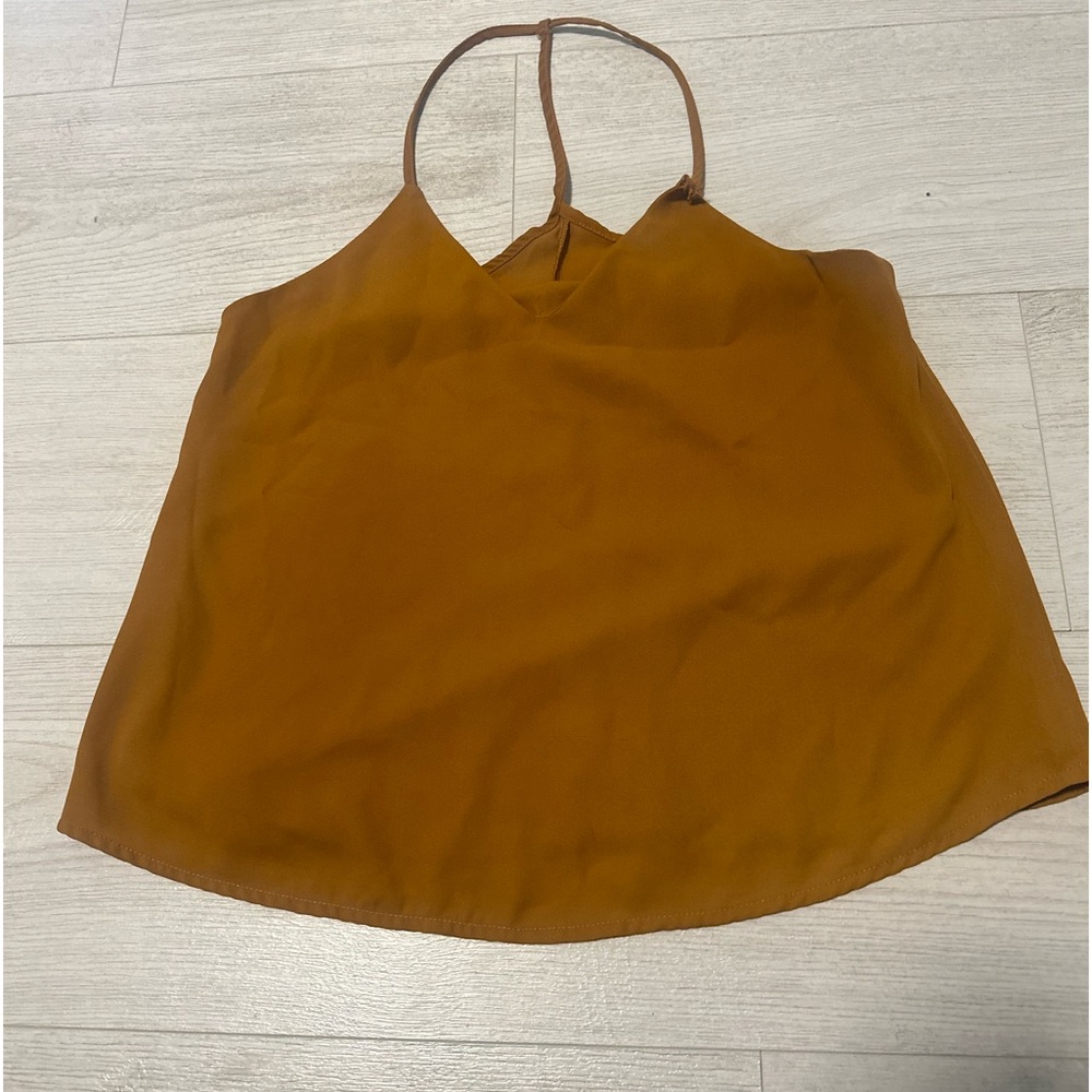 $1 if bundled with higher priced item - Rust Flowy top - size XS